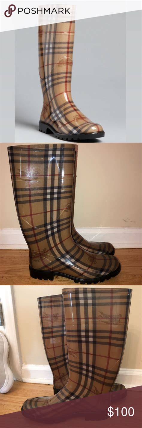 girls burberry rain boots|authentic Burberry rain boots.